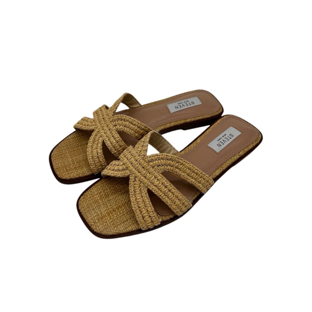 Steven New York Harpo Slide Sandals brown - 5.5